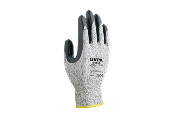 Uvex unidur 6643 handschoen (Doos 200 paar) (Maat 7-10) - 1.91.405.00 - JSK Handelsonderneming