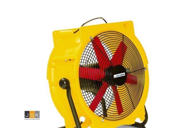 Axiaal ventilator DFV4500HP | Luchtverplaatsing max. 4500 m³/uur | Luchtdruk max. 250 Pascal | Afmetingen L x B x H  360 x 480 x 570 mm