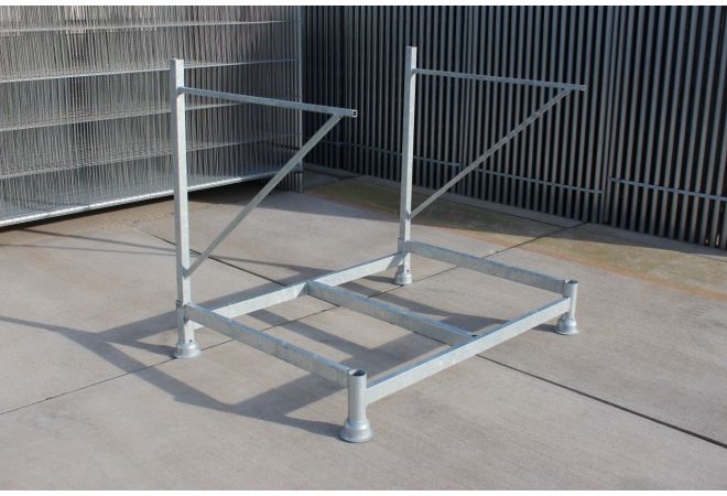 Laadplatform Dranghekken | (LxBxH) mm: 1005 x 1500 x 1230 | 40 Kg | Thermisch verzinkt - JSK Handelsonderneming