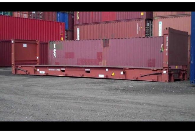 40ft collabsible flat container 12.19 x 2.44 m