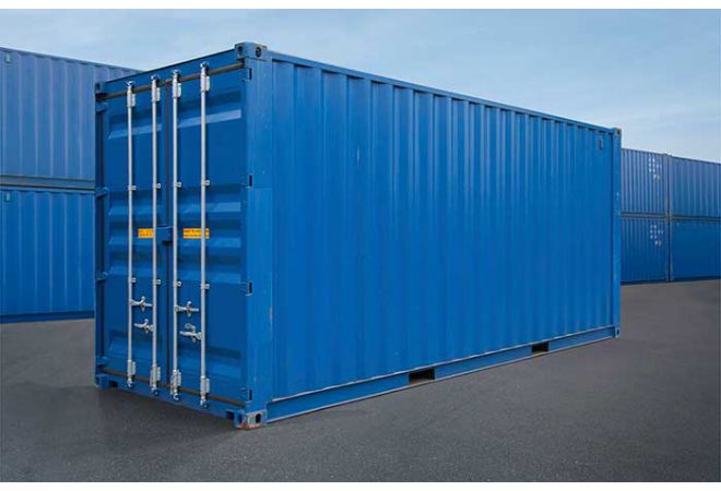 20ft double door container 6.06 x 2.44 m