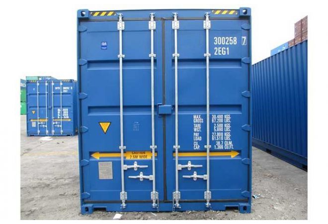 20ft high cube pallet wide container 6.06 x 2.44 meter