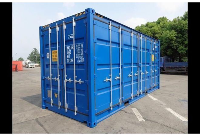 20ft high cube side door container 6.06 x 2.44 m