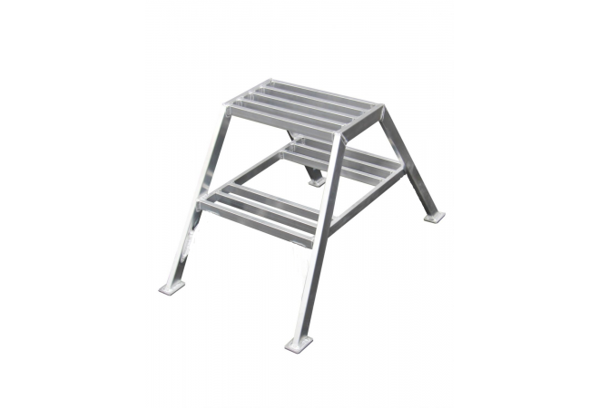 Opstapkrukje voor paarden 2 trede aluminium ALSTEP 2-2