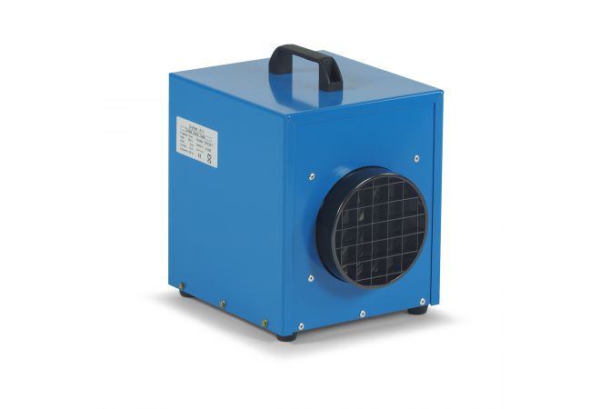 DFE25TU | Elektrische kachel Dryfast DFE25TU | Kleine oersterke 230V elektrische kachel speciaal voor de bouw voorzien van een uitwendige thermostaatknop | 250 m³/uur | 3 kW - JSK Handelsonderneming
